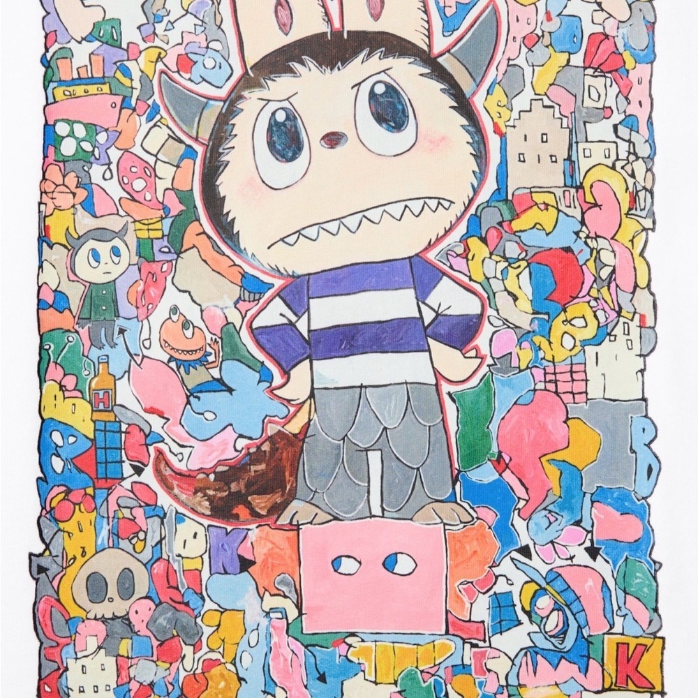 POP MART x Uniqlo Labubu - UT Graphic T-Shirt North America Exclusive M - Picture 5 of 6